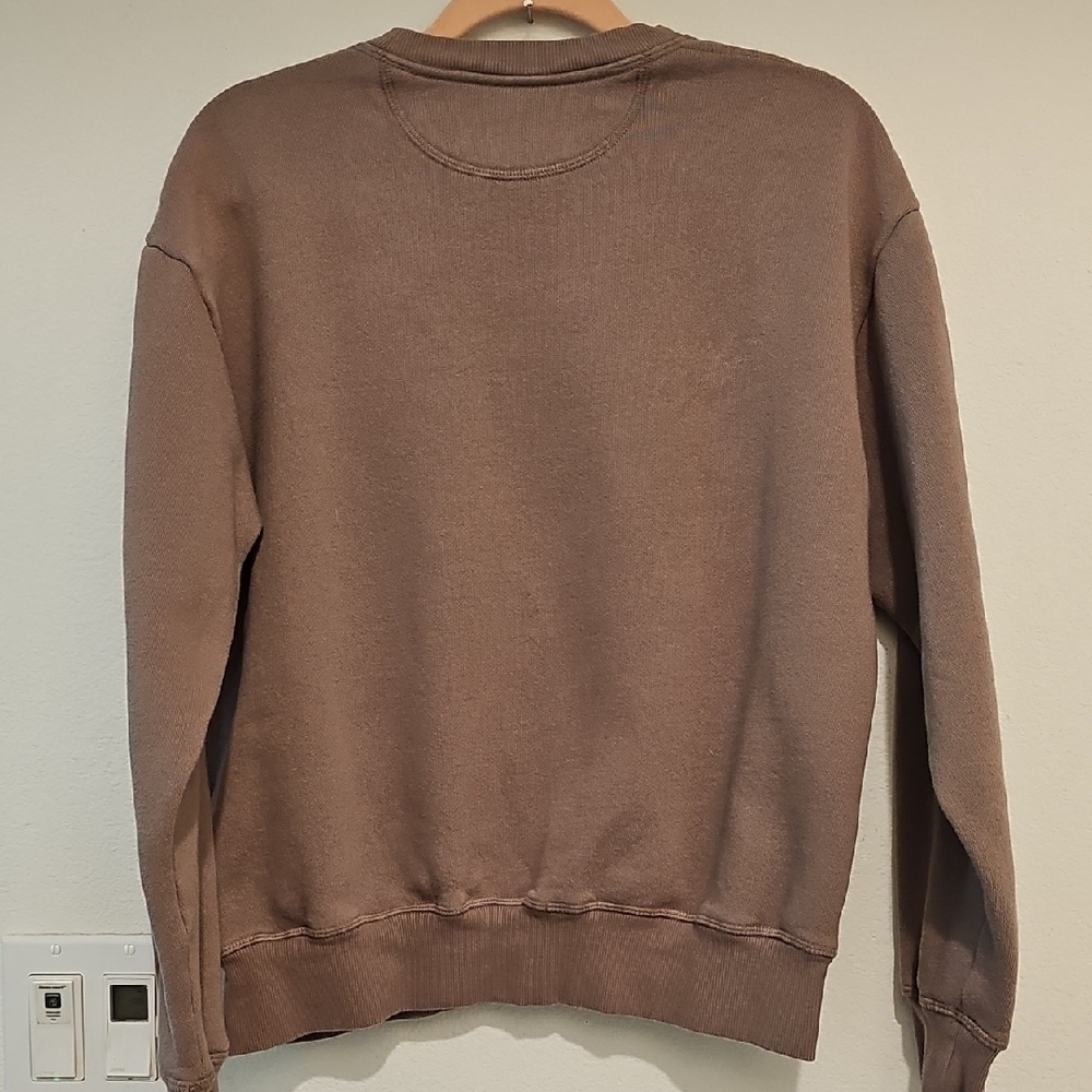 PINK Victoria's Secret Brown Patterned Crewneck Sweater - Picture 4 of 4